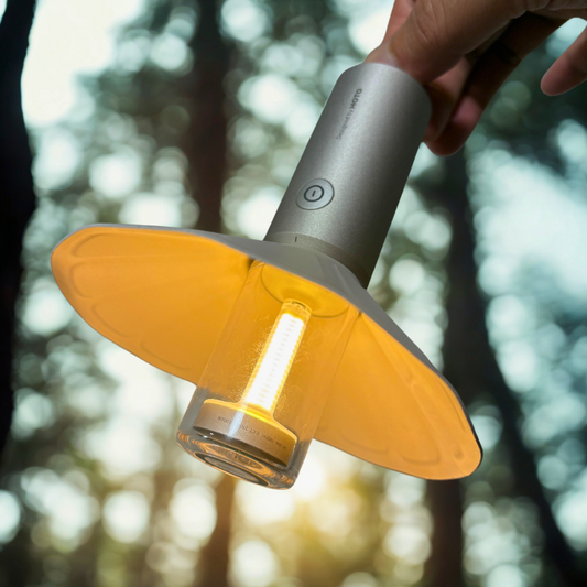 Camp light｜多機能LEDキャンピングライト（USB充電式・シェード付き）