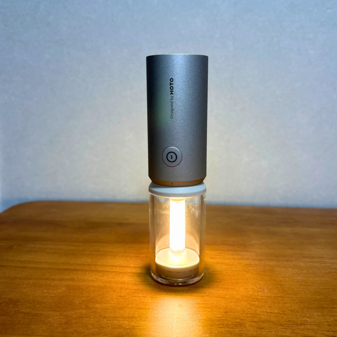 Camp light｜多機能LEDキャンピングライト（USB充電式・シェード付き）