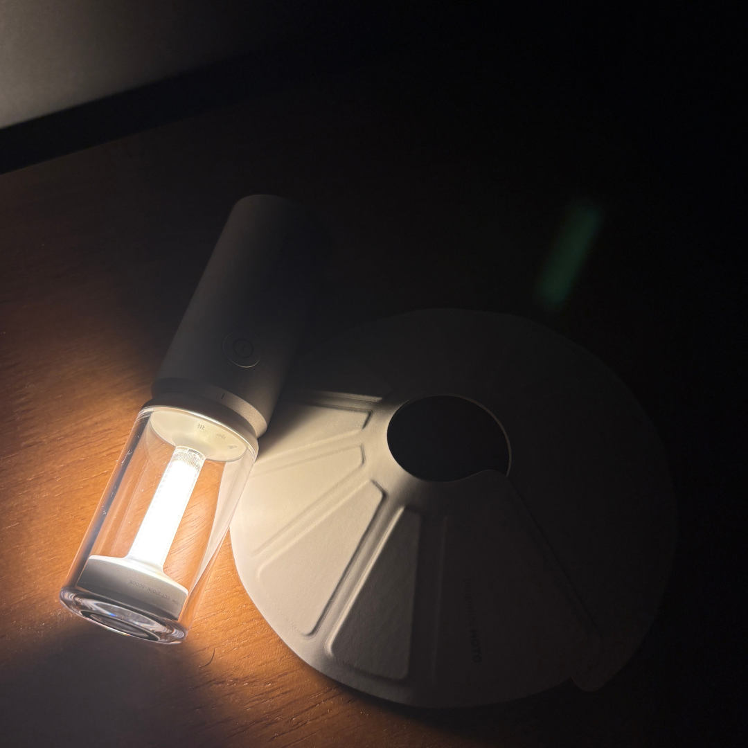 Camp light｜多機能LEDキャンピングライト（USB充電式・シェード付き）