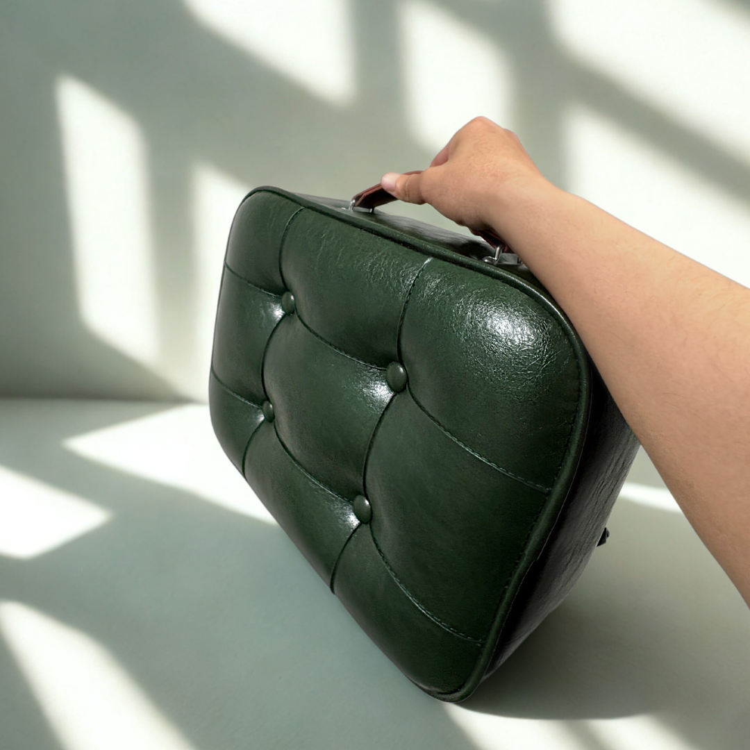 Vintage Luxe｜ヴィンテージ風オットマン（リビング用）