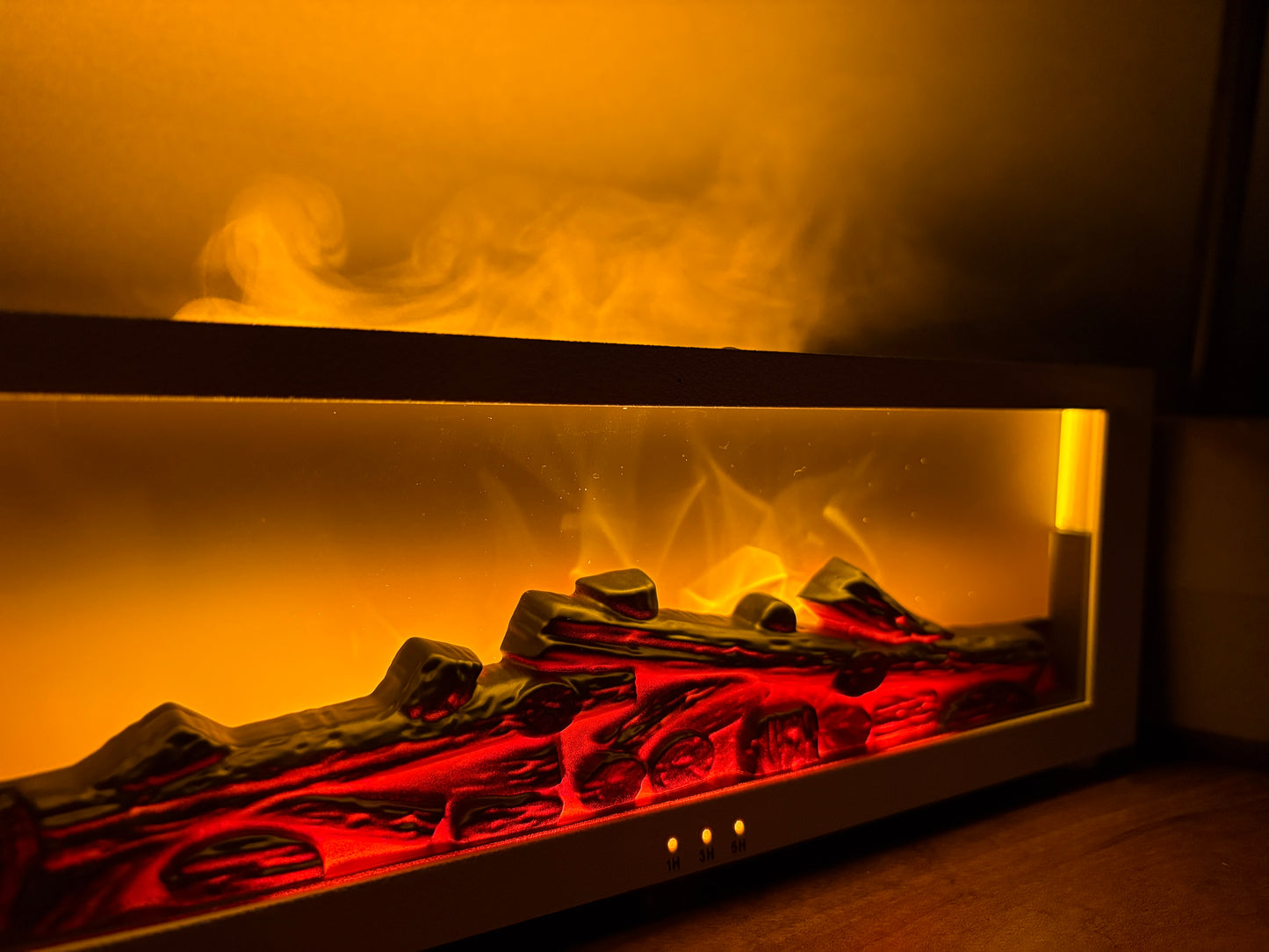 FLAME FIREPLACE AROMA DIFFUSER｜幻想的な炎のアロマ加湿器・USB給電式